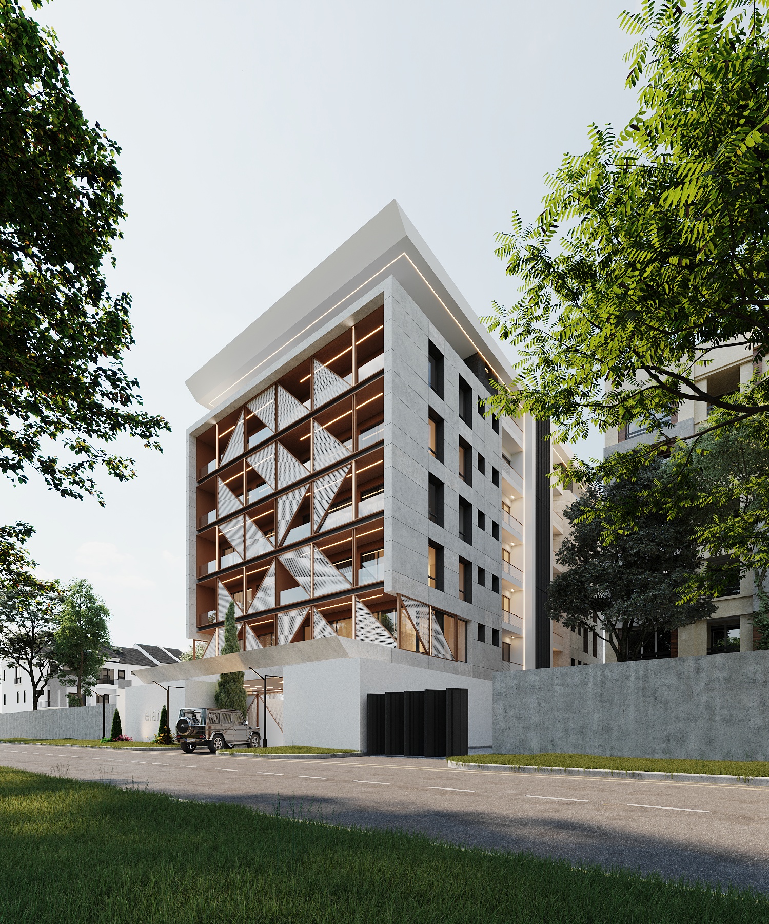 Abstract Modern Architecture